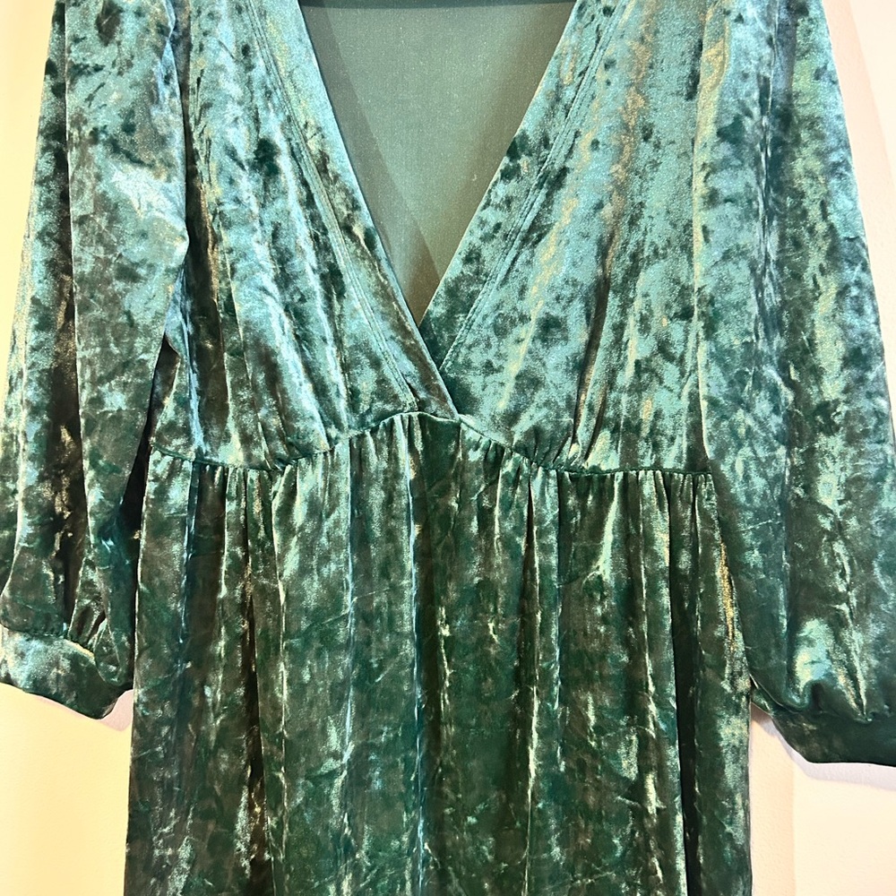 Maternity Motherhood Ruffle Hem Babydoll Dress - Picture 3 of 6